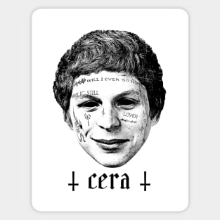 Michael Cera Punksthetic Design Sticker